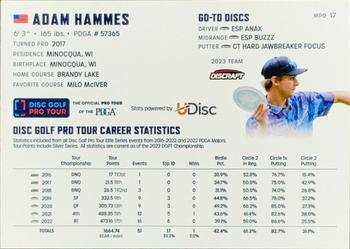 2023 Disc Golf Pro Tour #MPO17 Adam Hammes Back
